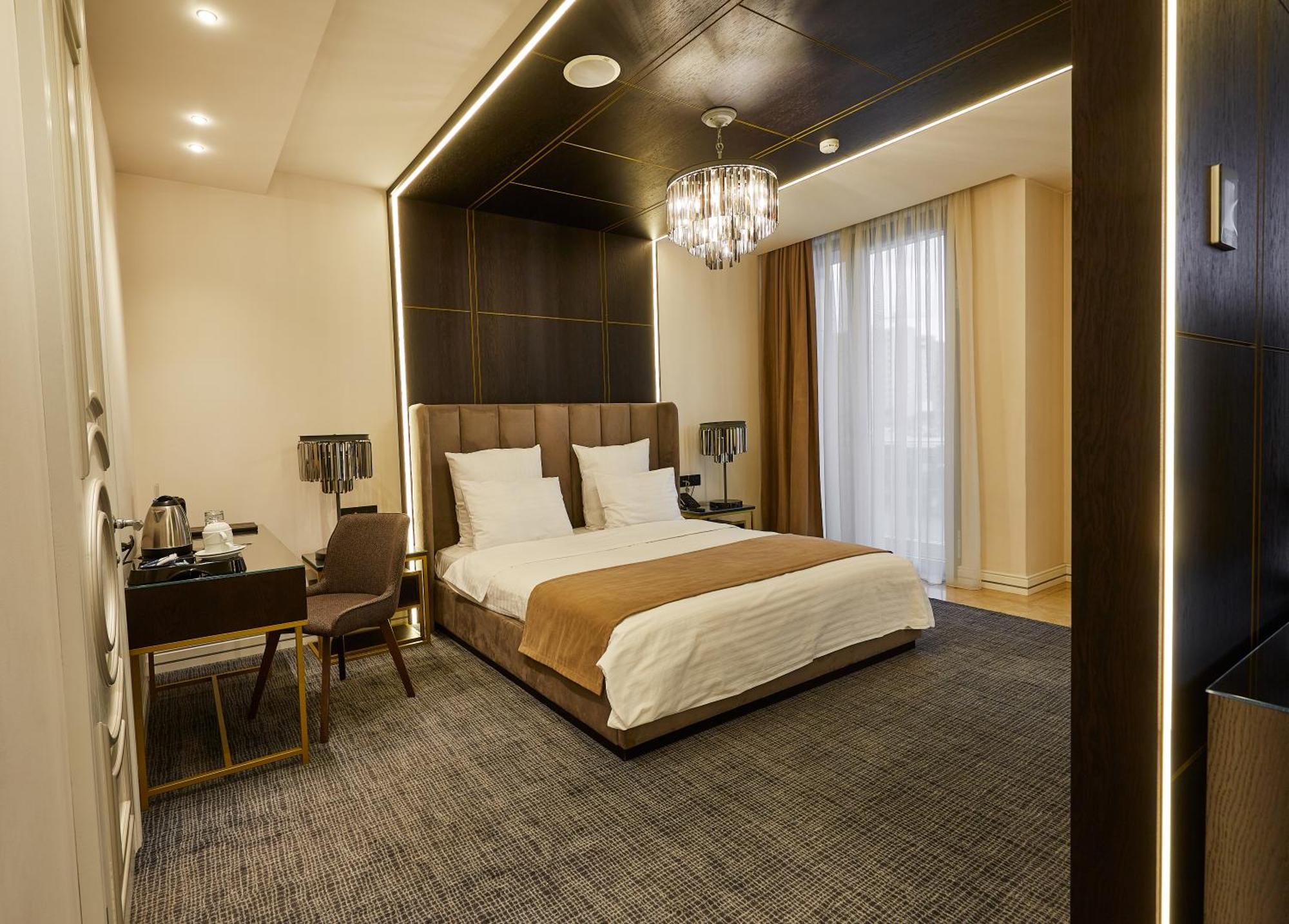 Aghababyan'S Hotel Erevan Exterior foto A room at the hotel