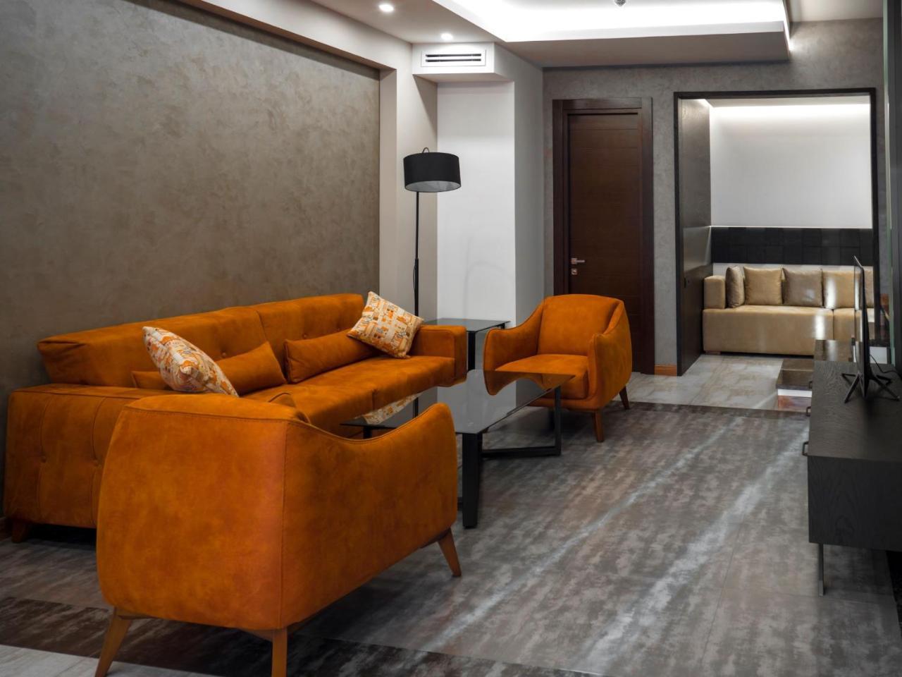 Aghababyan'S Hotel Erevan Exterior foto A 3D rendering of a living room